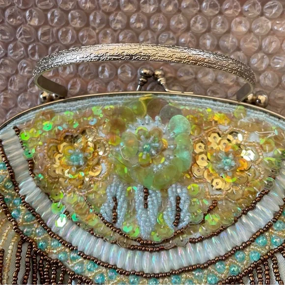 Beaded  purse by ‘’   ‘’ BEADSTIX  ‘’’    Brand new no tags - Picture 2 of 11